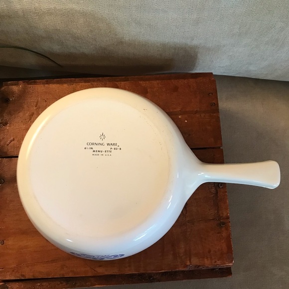 Vintage Corning Ware Blue Cornflower sauté p83b - Picture 3 of 16